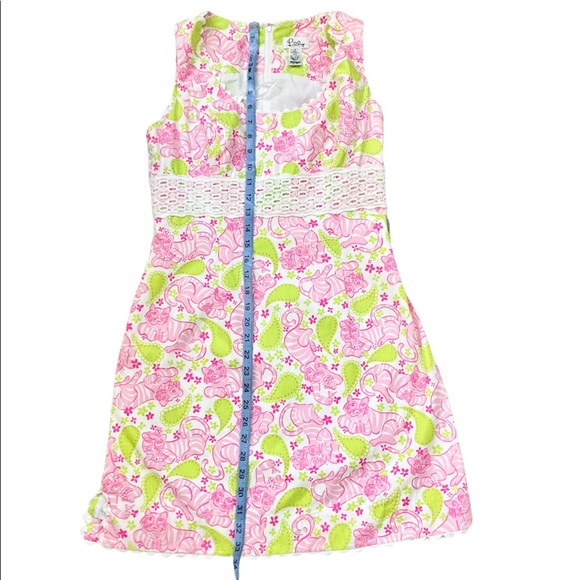 🌸NWT Vintage Lilly Pulitzer Dress Black Jack Cat Size 6 - Picture 5 of 9